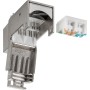 Frutto Keystone RJ45 Cat6 STP Schermato 250MHz SNAP-IN