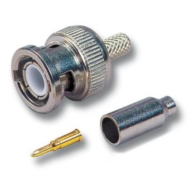 Connettore BNC MASC.a crimpare per RG58