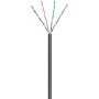Matassa U/UTP Cavo Cat.5E CCA 100m Flessibile da Esterno Nero