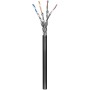 Matassa S/FTP Cavo Cat.6 PIMF LSZH Rame 100m Rigido Nero per esterno