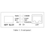 Convertitore RJ45 10/100/1000 Gigabit Ethernet slot SFP