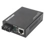 Media Converter Gigabit PoE+ SC Monomodale