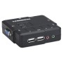 KVM Switch 2 Porte USB/Audio Nero