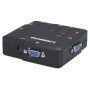 KVM Switch 2 Porte USB/Audio Nero