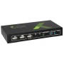 KVM switch 2x1 con USB e HDMI 4K