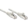 Cavo di rete Patch in Rame Schermato Cat. 5e Bianco FTP 0,5 mt
