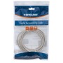 Cavo di rete Patch in Rame Cat. 5e Grigio UTP 0,15 mt
