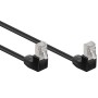 Cavo di rete Patch Angolato 90&deg CCA Cat. 5e Nero UTP 5 m
