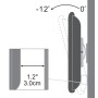 Supporto a Muro Inclinabile per TV 13-30'' nero