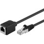 Prolunga di rete Patch in Rame F/UTP Cat. 5e 10m Nero