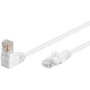 Cavo di rete Patch Connettore Angolato 90&deg CCA Cat. 5e UTP 5m Bianco