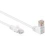 Cavo di rete Patch Connettore Angolato 90&deg CCA Cat. 5e UTP 5m Bianco