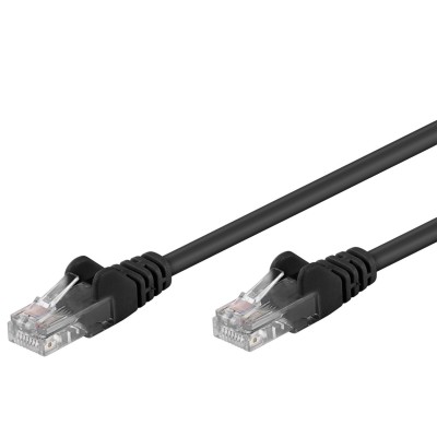 Cavo di rete Patch CCA Cat. 5e Nero UTP 10m