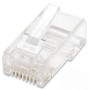 Plug Modulari RJ45 Cat5E per Cavo Rigido UTP