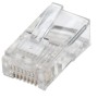Confezione 100 Plug RJ45 UTP per Cavo Flessibile Cat.5E