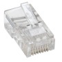 Confezione 100 Plug RJ45 UTP per Cavo Flessibile Cat.5E