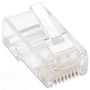 Confezione 100 Plug RJ45 UTP per Cavo Flessibile Cat.6