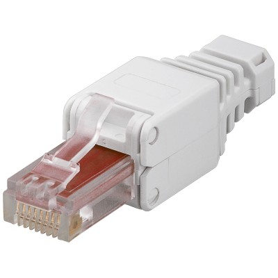 Plug Cat.6 RJ45 Toolless con Copriconnettore