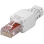 Plug Cat.6 RJ45 Toolless con Copriconnettore