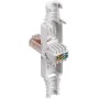 Plug Cat.6 RJ45 Toolless con Copriconnettore