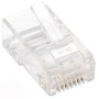 Confezione 100 Plug RJ45 UTP per Cavo Rigido Cat.6
