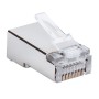 Confezione 100 Plug modulari RJ45 Cat6 FastCrimp