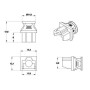 Tappi Parapolvere Prese RJ45, Bianco