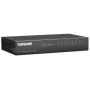 Switch Hub Ethernet 10/100Mbps 8 Porte Desktop in Metallo