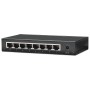 Switch Hub Ethernet 10/100Mbps 8 Porte Desktop in Metallo