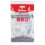 Cavo di rete Patch in Rame Cat. 6 Bianco UTP 2 mt