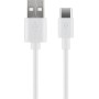 Cavo USB A Maschio 2.0 / USB-C Maschio 3m Bianco