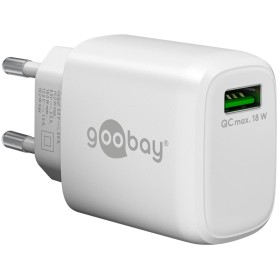 Caricabatterie Ricarica Rapida USB QC 3.0 (18 W) Bianco