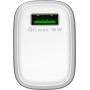 Caricabatterie Ricarica Rapida USB QC 3.0 (18 W) Bianco
