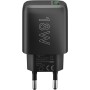 Caricabatterie Ricarica Rapida USB QC 3.0 (18 W) Nero