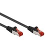 Cavo di rete Patch in CCA Schermato Cat. 6 Nero F/UTP 2 m Bulk