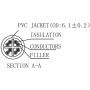 Cavo di Rete Patch in Rame Cat.6 Grigio U/UTP LSZH 3m