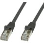 Cavo di rete Patch in rame Cat.6 Nero SFTP LSZH 2m