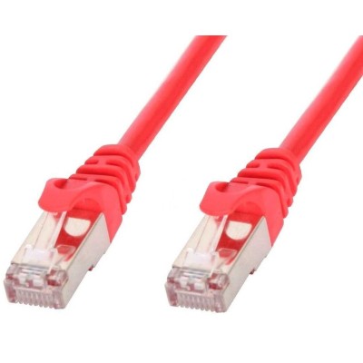 Cavo di rete Patch in rame Cat.6 Rosso SFTP LSZH 2m