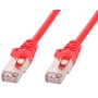 Cavo di rete Patch in rame Cat.6 Rosso SFTP LSZH 2m