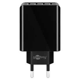 Caricatore da Muro USB a 4 vie 30W Nero