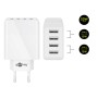 Caricatore da Muro USB a 4 vie 30W Bianco
