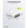 Caricatore Qi Wireless Caricabatterie 3in1 Stazione di Ricarica Pieghevole 15W