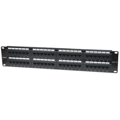 Pannello Patch UTP 48 posti RJ45 cat. 6