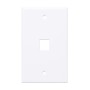 Placca porta frutti 1 posto mod. 503 Bianco
