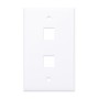 Placca porta frutti 2 posti mod. 503 Bianco