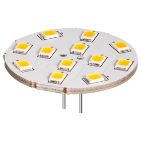 Faretto Led a Disco 12LED SMD G4 5050 2W 230lm Bianco Caldo, Classe E