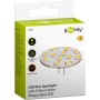 Faretto Led a Disco 12LED SMD G4 5050 2W 230lm Bianco Caldo, Classe E