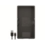 Caricatore Smartphone Qi Wireless da Auto 15W Silicone Nero