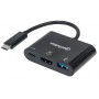 Convertitore USB-C&trade a HDMI, USB-A, USB PD
