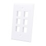 Placca porta frutti 6 posti mod. 503 Bianco